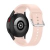 Jednobarevný řemínek s kovovou přezkou pro Samsung Galaxy Watch 4/5/6 (Barevná varianta Bílá)