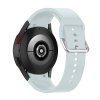 Jednobarevný řemínek s kovovou přezkou pro Samsung Galaxy Watch 4/5/6 (Barevná varianta Bílá)