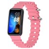 Vroubkovaný řemínek s přezkou pro Huawei Band 8 (Barva Bílý, Pro Přístroj Huawei Band 8)
