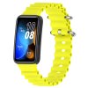 Vroubkovaný řemínek s přezkou pro Huawei Band 8 (Barva Bílý, Pro Přístroj Huawei Band 8)