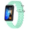 Vroubkovaný řemínek s přezkou pro Huawei Band 8 (Barva Bílý, Pro Přístroj Huawei Band 8)