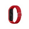 Pletený náhradní náramek Mi Band 3/4/5/6/7 (Barva Černo-Bílá, Pro Přístroj Xiaomi Mi band 3/4/5/6/7)