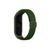 Pletený náhradní náramek Mi Band 3/4/5/6/7 (Barva Černo-Bílá, Pro Přístroj Xiaomi Mi band 3/4/5/6/7)