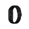 Pletený náhradní náramek Mi Band 3/4/5/6/7 (Barva Černo-Bílá, Pro Přístroj Xiaomi Mi band 3/4/5/6/7)