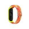 Pletený náhradní náramek Mi Band 3/4/5/6/7 (Barva Černo-Bílá, Pro Přístroj Xiaomi Mi band 3/4/5/6/7)