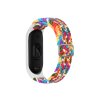 Pletený náhradní náramek Mi Band 3/4/5/6/7 (Barva Černo-Bílá, Pro Přístroj Xiaomi Mi band 3/4/5/6/7)