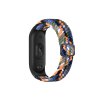 Pletený náhradní náramek Mi Band 3/4/5/6/7 (Barva Černo-Bílá, Pro Přístroj Xiaomi Mi band 3/4/5/6/7)