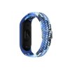 Pletený náhradní náramek Mi Band 3/4/5/6/7 (Barva Černo-Bílá, Pro Přístroj Xiaomi Mi band 3/4/5/6/7)