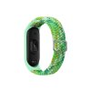 Pletený náhradní náramek Mi Band 3/4/5/6/7 (Barva Černo-Bílá, Pro Přístroj Xiaomi Mi band 3/4/5/6/7)