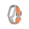 Náhradní náramek Mi band 8/9/10 EF (Barva Zeleno-Bílá, Pro Přístroj Xiaomi Mi Band 8/9/10)