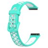 Dvojbarevný náhradní řemínek pro Huawei Band 7 (Barva Tyrkysovo-Bílá, Pro Přístroj Huawei Band 7)