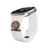 Apple watch řemínek Jezevčík (Rozměr 42/44/45/46/49mm, barva pásku bílá)