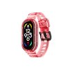 Transparentní silikonový řemínek pro Mi Band 3/4/5/6/7 (Barva Zelená, Pro Přístroj Xiaomi Mi band 3/4/5/6/7)
