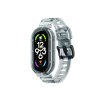Transparentní silikonový řemínek pro Mi Band 3/4/5/6/7 (Barva Zelená, Pro Přístroj Xiaomi Mi band 3/4/5/6/7)