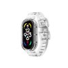 Transparentní silikonový řemínek pro Mi Band 3/4/5/6/7 (Barva Zelená, Pro Přístroj Xiaomi Mi band 3/4/5/6/7)