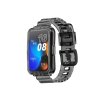 Transparentní silikonový řemínek pro Huawei Band 6/7/8 (Barva Zelený, Pro Přístroj Huawei Band 6/7/8)