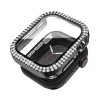 Ochranné dvojité kamínkové pouzdro se sklíčkem pro Apple Watch 42mm (Barva Stříbrný)