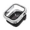 Ochranné dvojité kamínkové pouzdro se sklíčkem pro Apple Watch 42mm (Barva Stříbrný)