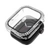 Ochranné dvojité kamínkové pouzdro se sklíčkem pro Apple Watch 45mm (Barva Zlatý)