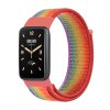 Sportnylon řemínek pro Mi Band 7 PRO (Barva Bílo-Šedá)
