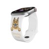 Apple watch řemínek Německý Ovčák (Rozměr 42/44/45/46/49mm, barva pásku bílá)