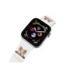 Apple watch řemínek Jorkšírský teriér (Rozměr 42/44/45/46/49mm, barva pásku bílá)