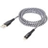 Nabíjecí a datový kabel Lightning (Barva Černo-Šedý)