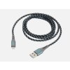 Nabíjecí a datový kabel Lightning (Barva Černo-Šedý)