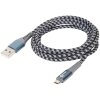 Nabíjecí a datový kabel Micro USB (Barva Černo-Šedý)