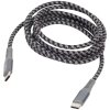 Nabíjecí a datový kabel USB-C to USB-C 60 W (Barva Černo-Šedý)