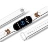 Náhradní náramek Mi band 3/4/5/6/7 Bígl (Barevná varianta Bílá, Pro Přístroj Xiaomi Mi Band 7)
