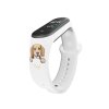 Náhradní náramek Mi band 3/4/5/6/7 Bígl (Barevná varianta Bílá, Pro Přístroj Xiaomi Mi Band 7)