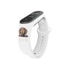 Náhradní náramek Mi band 3/4/5/6/7 Jezevčík (Barevná varianta Bílá, Pro Přístroj Xiaomi Mi Band 7)