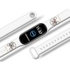 Náhradní náramek Mi band 3/4/5/6/7 Maltézský psík (Barevná varianta Bílá, Pro Přístroj Xiaomi Mi Band 7)