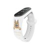 Náhradní náramek Mi band 3/4/5/6/7 Německý ovčák (Barevná varianta Bílá, Pro Přístroj Xiaomi Mi Band 7)