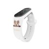 Náhradní náramek Mi band 3/4/5/6/7 Jorkšírský teriér (Barevná varianta Bílá, Pro Přístroj Xiaomi Mi Band 7)
