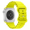 Vroubkovaný řemínek pro Apple Watch 42/44/45/46/49mm (Barevná varianta Bílý)