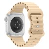 Vroubkovaný řemínek pro Apple Watch 42/44/45/46/49mm (Barevná varianta Bílý)