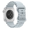 Vroubkovaný řemínek pro Apple Watch 42/44/45/46/49mm (Barevná varianta Bílý)