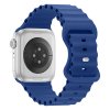 Vroubkovaný řemínek pro Apple Watch 42/44/45/46/49mm (Barevná varianta Bílý)