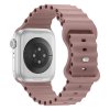 Vroubkovaný řemínek pro Apple Watch 42/44/45/46/49mm (Barevná varianta Bílý)
