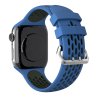 Perforovaný řemínek s dvojitým zapínáním pro Apple Watch 42/44/45/46/49mm (Barevná varianta Oranžovo-černý)