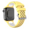 Perforovaný řemínek s dvojitým zapínáním pro Apple Watch 42/44/45/46/49mm (Barevná varianta Oranžovo-černý)