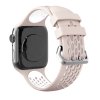 Perforovaný řemínek s dvojitým zapínáním pro Apple Watch 42/44/45/46/49mm (Barevná varianta Oranžovo-černý)