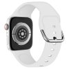 Jednobarevný řemínek s přezkou pro Apple Watch 38/40/41/42(S10)mm (Barva náramku Bílá)