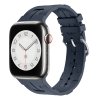 Silikonový řemínek se vzorkem pro Apple Watch 42/44/45/46/49mm (Barva náramku Bílá)