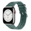 Silikonový řemínek se vzorkem pro Apple Watch 42/44/45/46/49mm (Barva náramku Bílá)