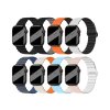 Silikonový magnetický řemínek pro Apple Watch 38/40/41/42(S10)mm (Barva Růžovo-Bílá)