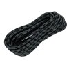 Pletený kabel USB na MICRO-USB 3m (Barva Šedo-černý)