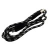 Pletený kabel USB na USB-C 1m (Barva Šedo-černý)